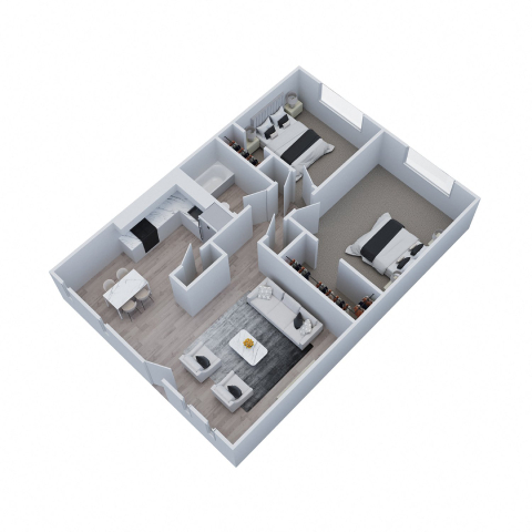 2 Bedroom C: Classic