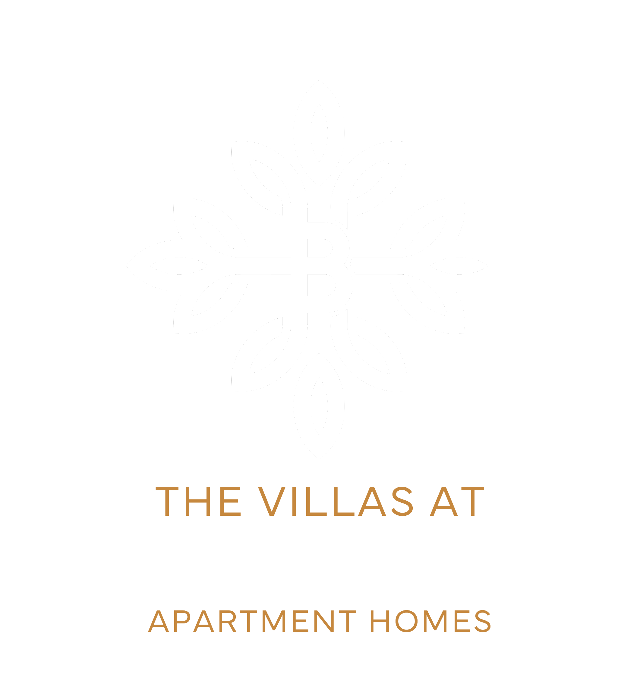 The image is a logo for The Villas at Bakers Ridge Apartment Homes.