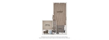 A12 Floor Plan at Shorehaus Lofts Apartments, Ohio, 44113