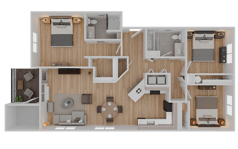 3 bed 2 bath at Stoneplace Apartment Homes, Oregon, 97038