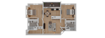 2 BED 2 BATH B at Riverplace Apartment Homes, Independence, 97351