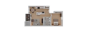 1 bed 1 bath A at Eastpark Apartment Homes, Salem