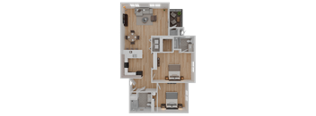 Onyx Floor Plan at Eastpark Apartment Homes, Salem, OR 97301