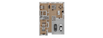 House_240 Floorplan at Timber Ridge Place Apartment Homes, Albany