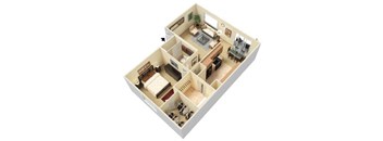 1 Bedroom, 1 Bathroom