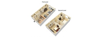 2 Bedrooms, 1.5 Bathrooms