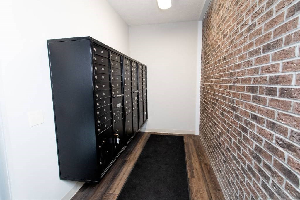 Mailboxes with parcel lockers