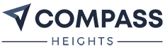 A logo with a compass and the word "COMPASS" in large letters.