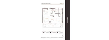 A floor plan for Suite 15 in the Interior 1001SIF building.