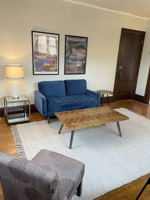 Spacious living room.