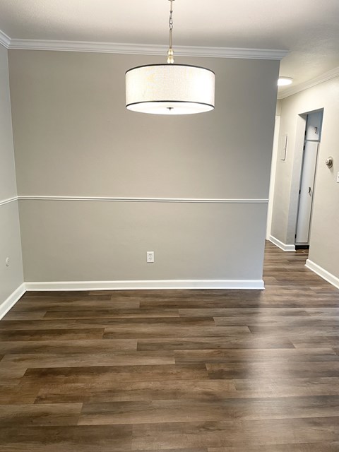 Fresh decor and flooring.
