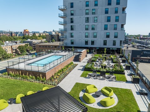 Property From Above at Lynk De la Savane Apartments, Montreal, Québec