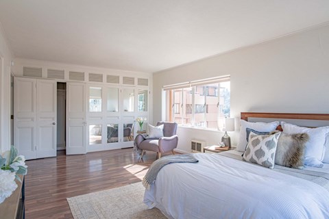 Sample Bedroom at Portland Towers