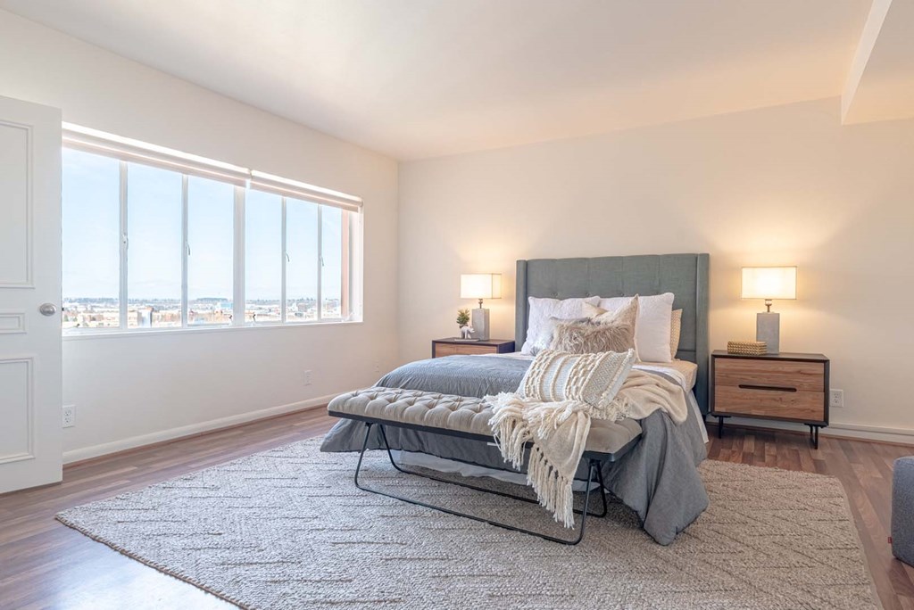 Bedroom at Portland Towers