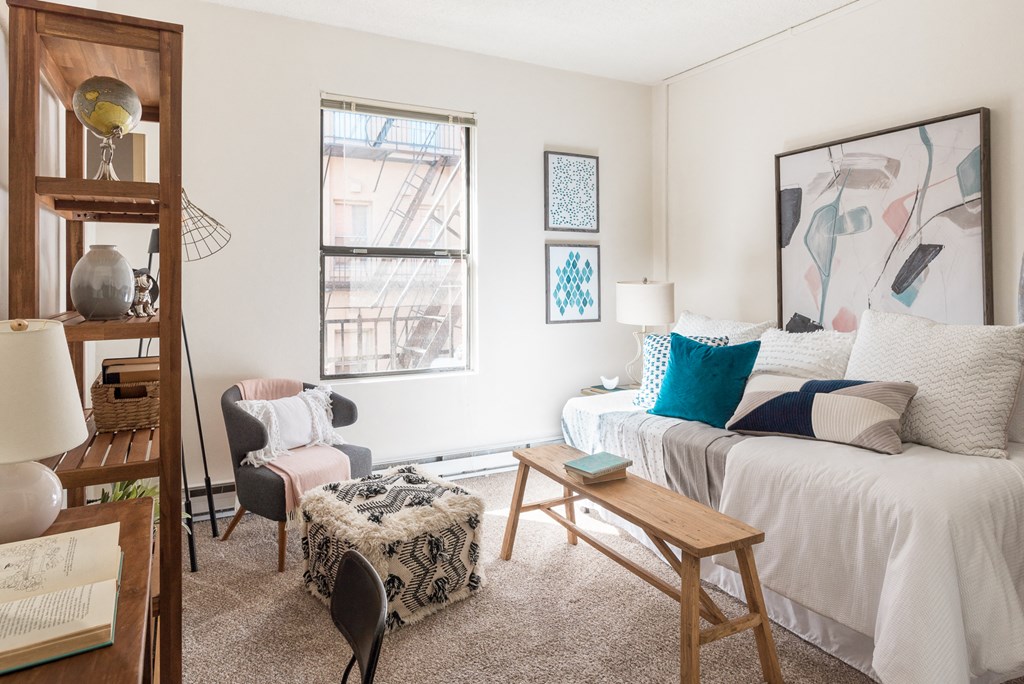 sample bel aire studio living area