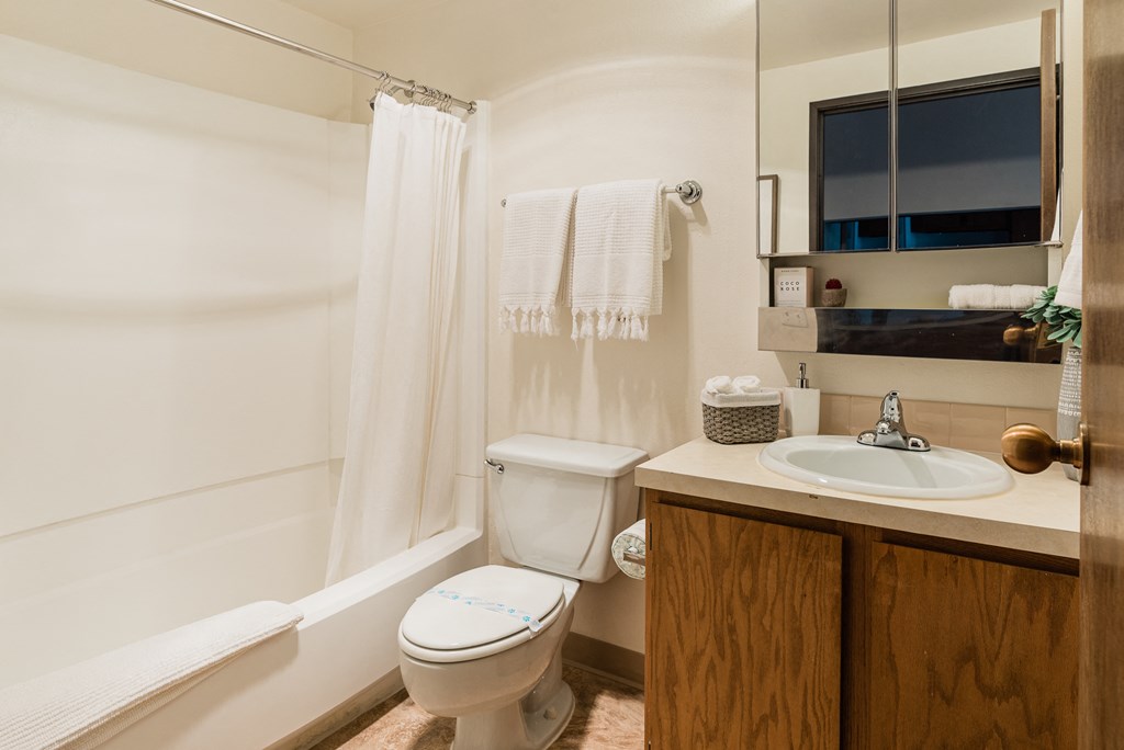 sample bel aire studio bathroom