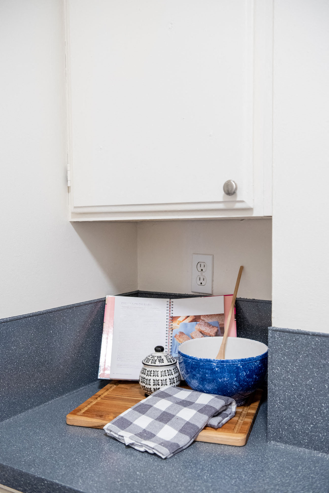 kitchen nook with room for countertop appliances