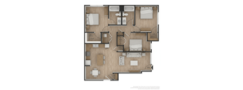 A floor plan of a house with labeled rooms such as "Linen", "Utility", and "Closet".