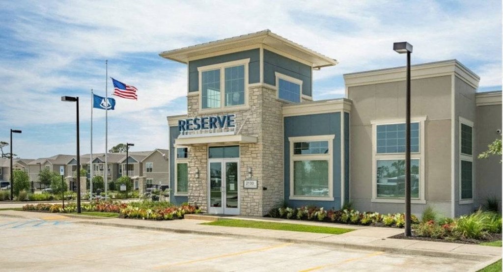 A building with the word "RESERVE" on it is shown.