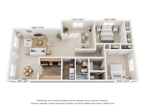 2 bed 2 bath at Brackenbrook Apartments, South Carolina, 29418