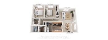 2 bed 2 bath A at Brackenbrook Apartments, North Charleston, SC, 29418