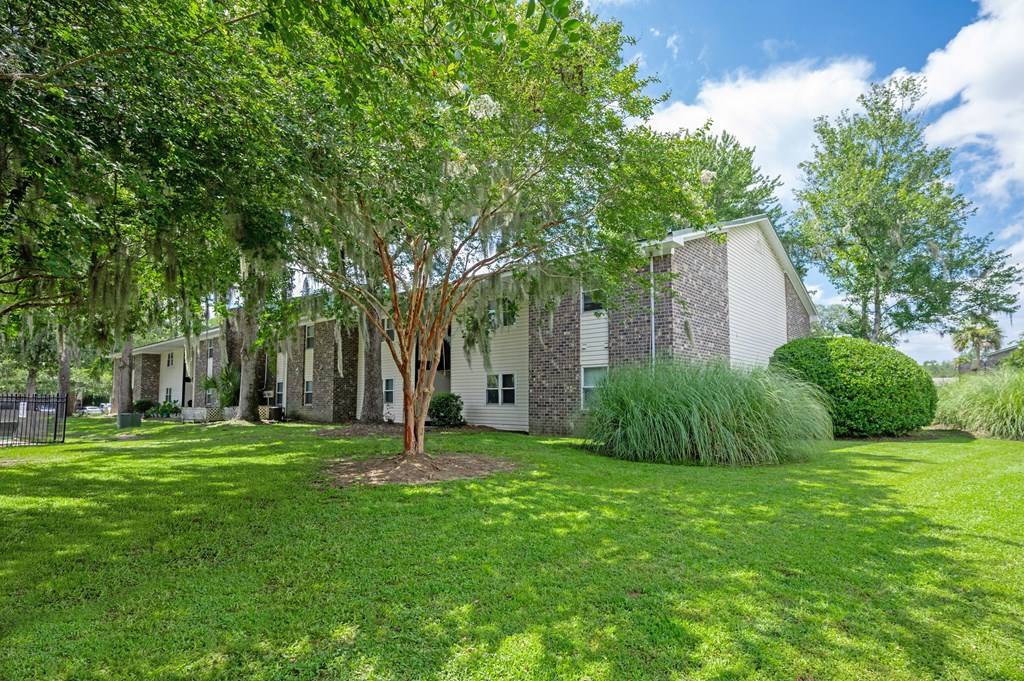 A house with a tree in front of it at Brackenbrook Apartments, South Carolina, 29418