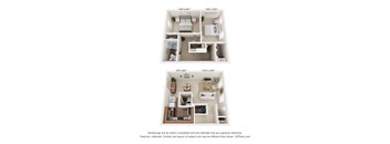 2 bed 1.5 bath A at Woodlocke Apartments, Moncks Corner, SC