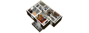 1 bed 1 bath at North Bluff Apartments, North Charleston, SC, 29406