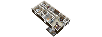 3 bed 2 bath at North Bluff Apartments, North Charleston, SC