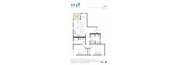 B4 Floor Plan at 1048 Manzanita, Los Angeles California