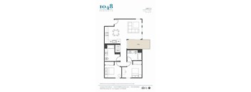 B1 Floor Plan at 1048 Manzanita, Los Angeles