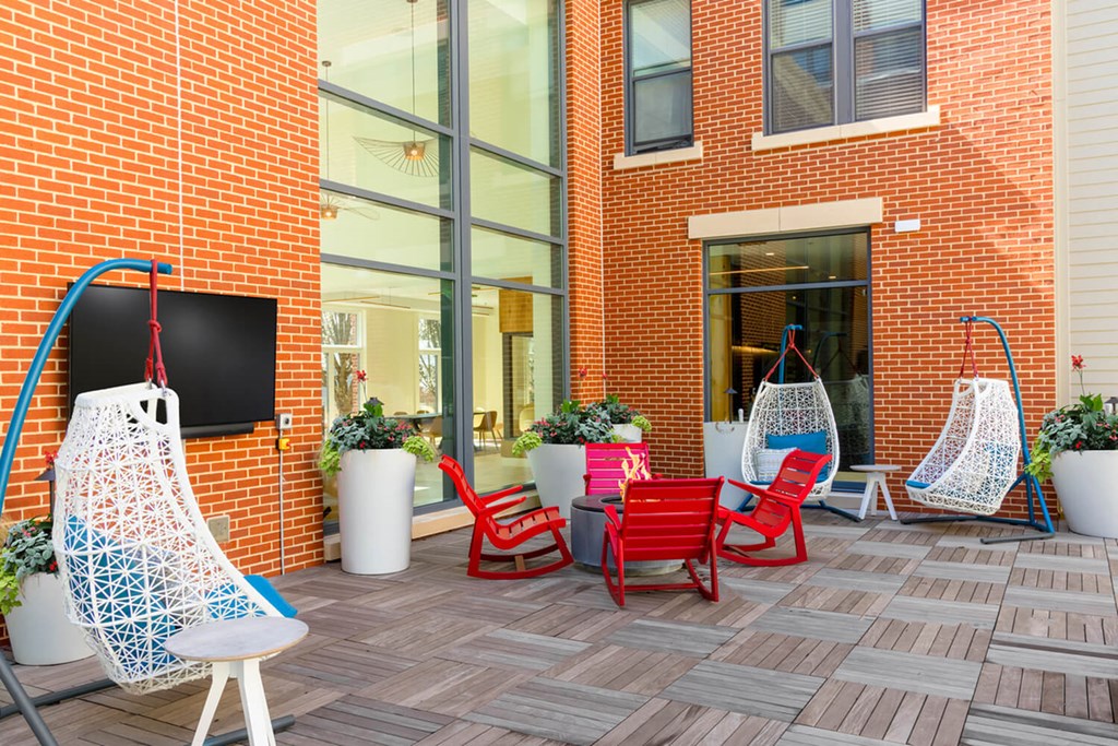 Outdoor Patio at The Vale at the Parks, Washington District of Columbia  