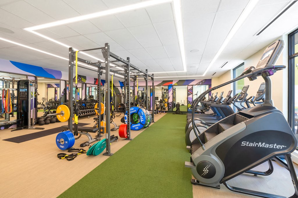 A gym at The Vale at the Parks, Washington  