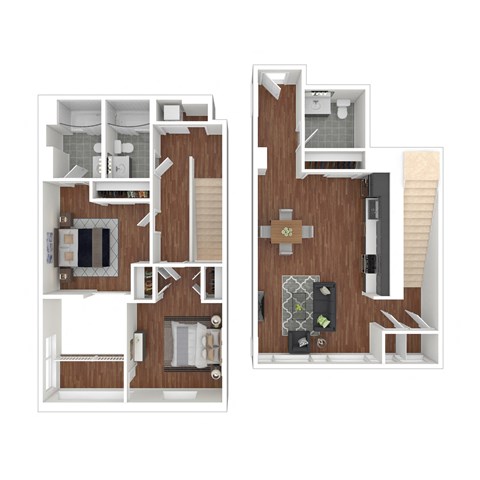 2-F Floor Plan at Eleven Fifty Clay Street, California, 94607