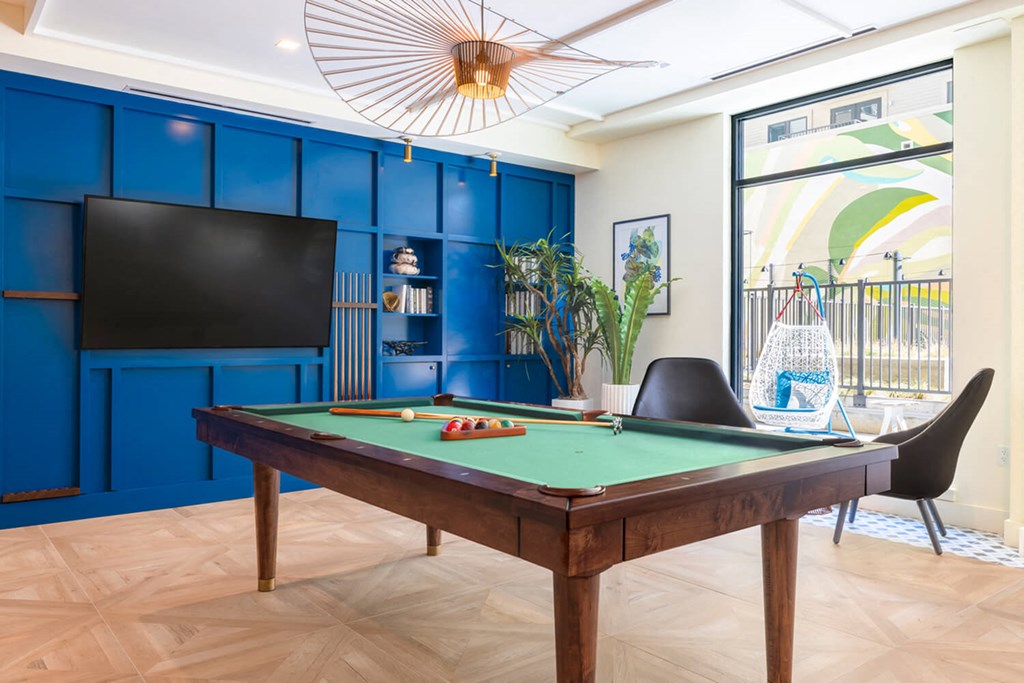 Billiards Table at The Vale at the Parks, Washington, 20012  