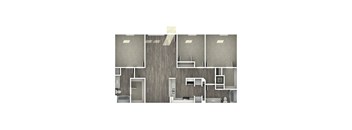 A series of images showing a room with a bed, a desk, and a chair.