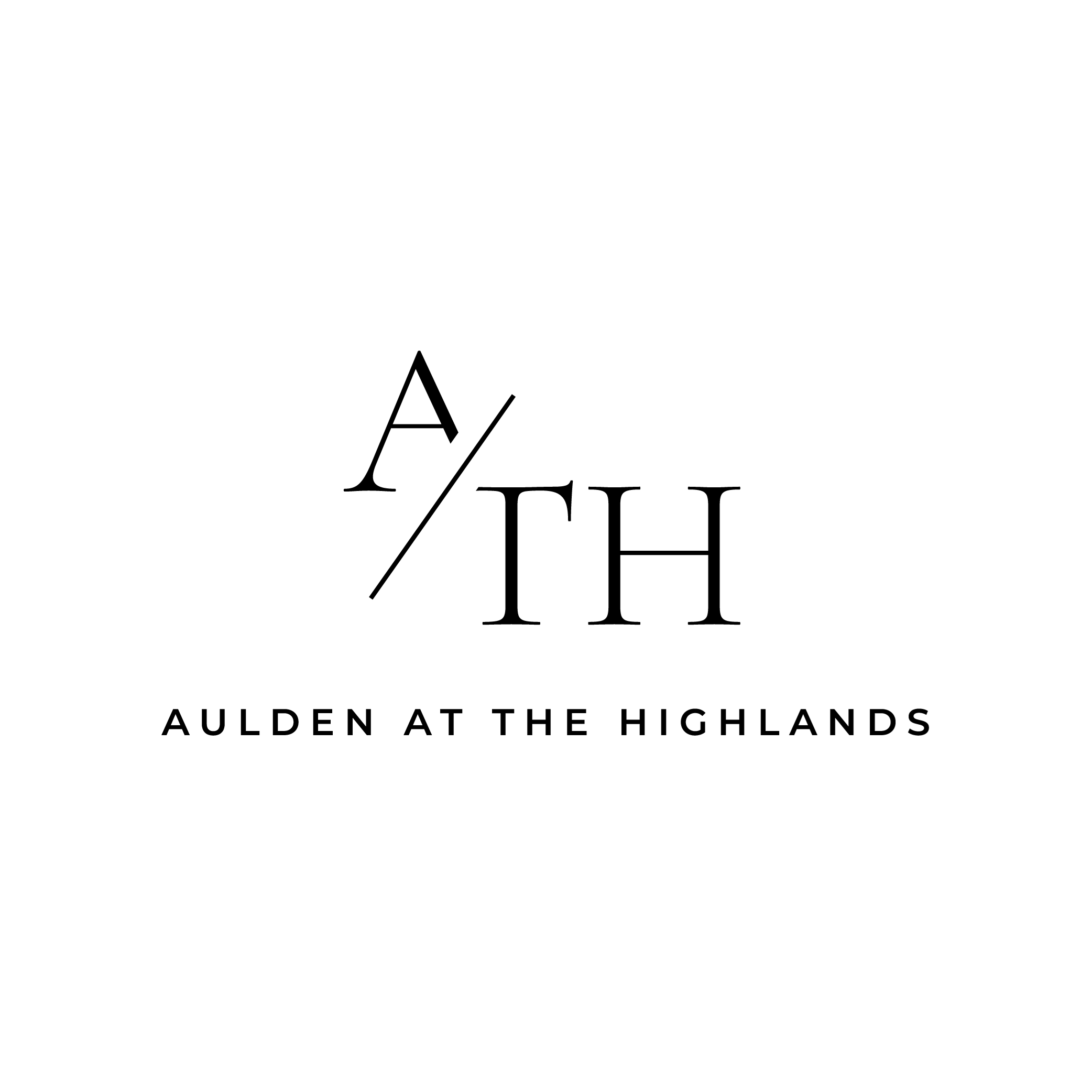 A logo with the text