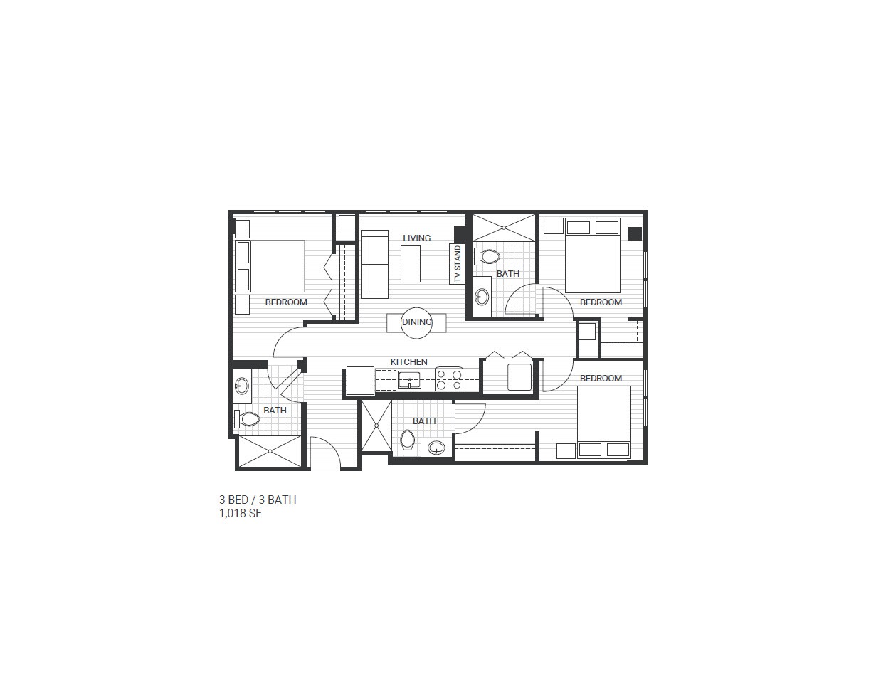 C2 Floorplan at Velaris Living Apartments, Colorado