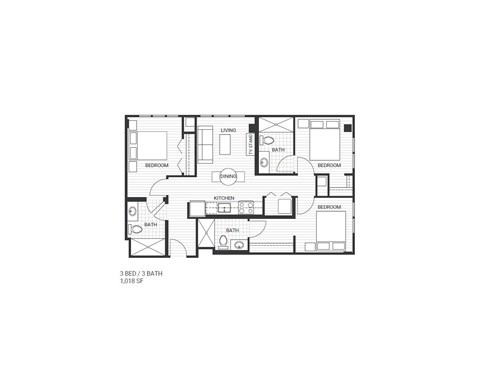 C2 Floorplan at Velaris Living Apartments, Colorado