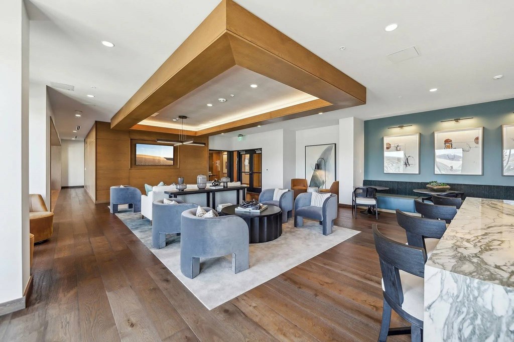 Social Lounge at Bayview Apartments, California