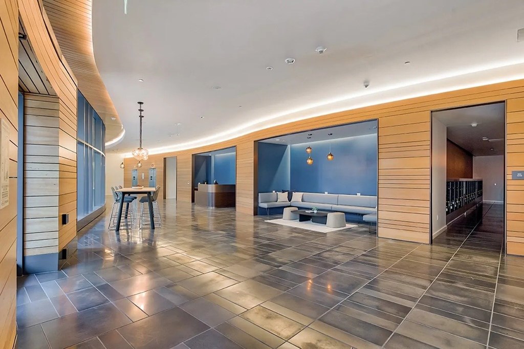 Hallway Lounge at Channel House, Oakland