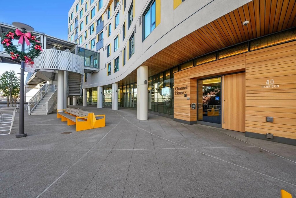 Courtyard View at Channel House, Oakland California