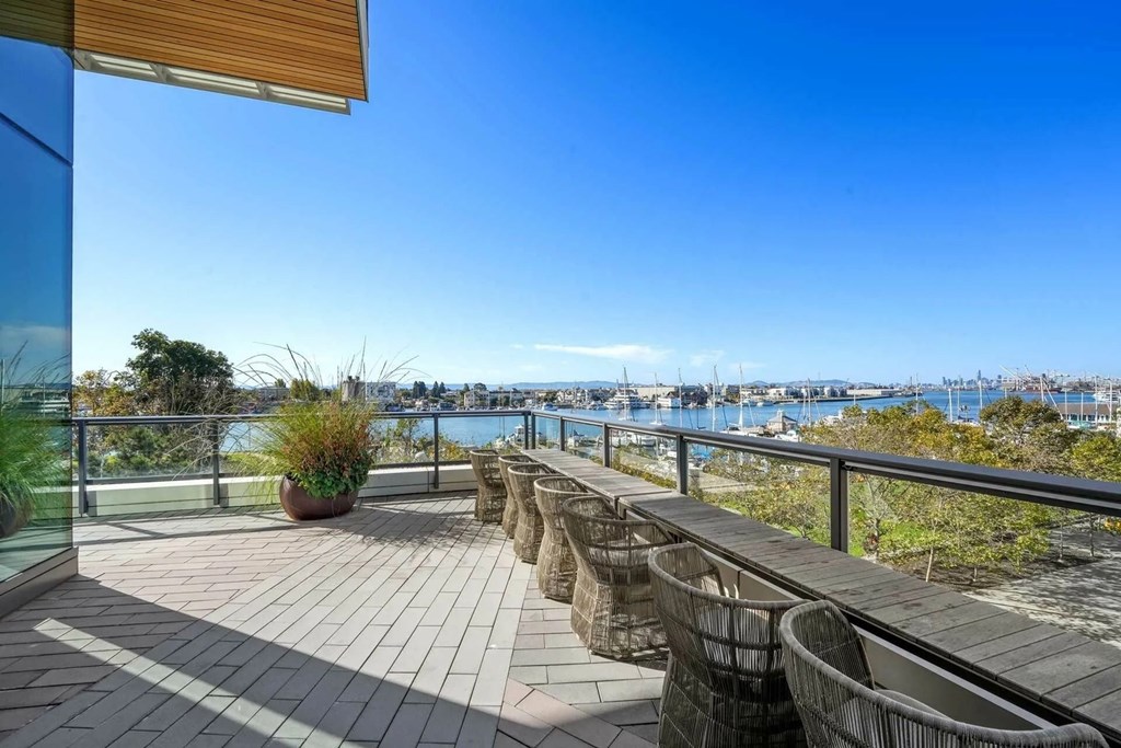 Large Balcony And Patio at Channel House, Oakland, California