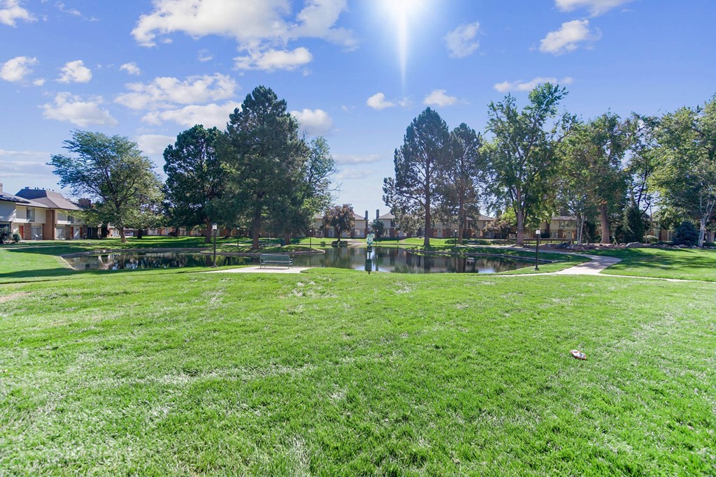 Green Landscape at The Lex At Lowry, Denver, Colorado