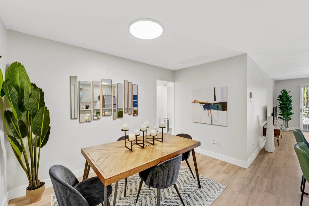 Dining Room at The Lex At Lowry, Denver, Colorado