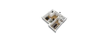 A1A floorplan at Monticello at Southern Towers, Virginia, 22311