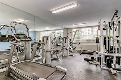 Gym at Monticello at Southern Towers, Alexandria