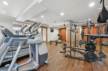 Gym at Parkview Living Apartments, Los Angeles, CA