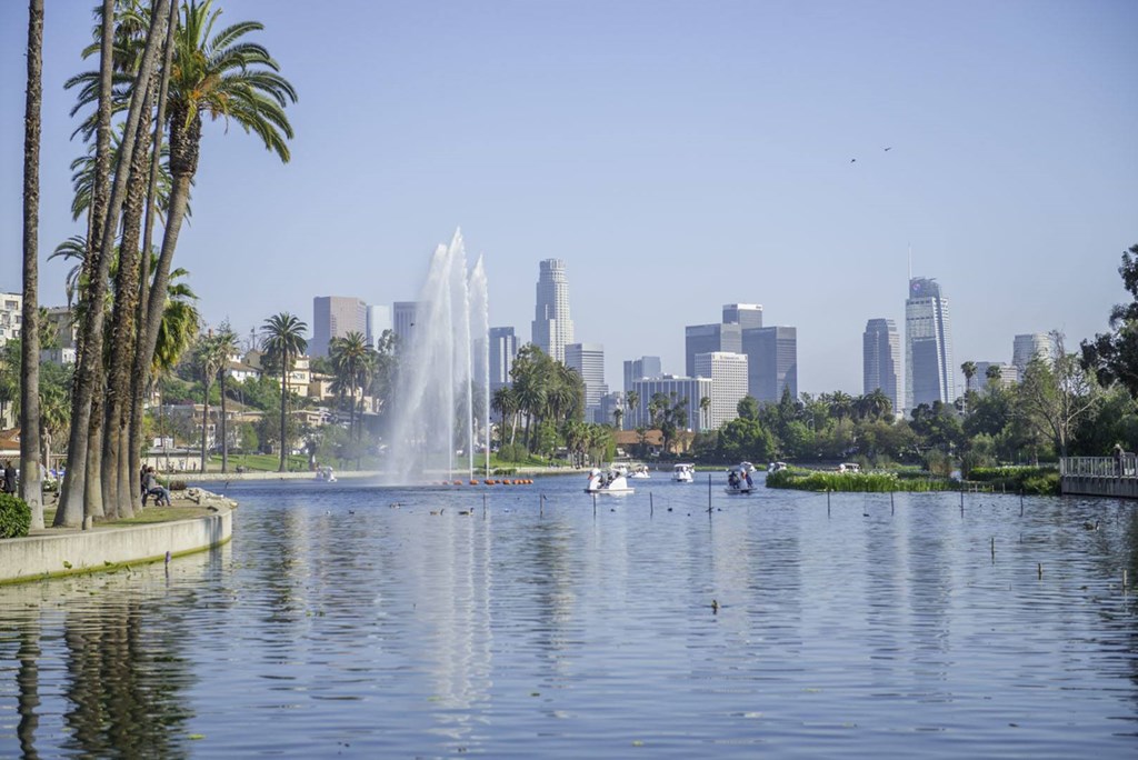 Fountain at Parkview Living Apartments, California