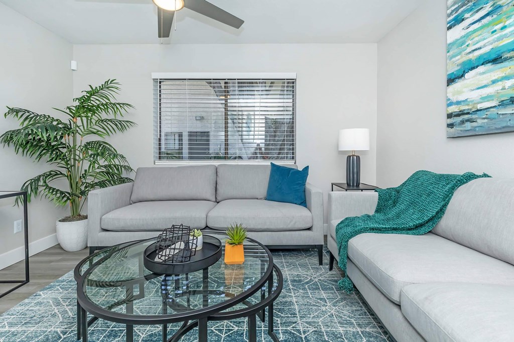 Modern Living Room at Solara, Phoenix Arizona